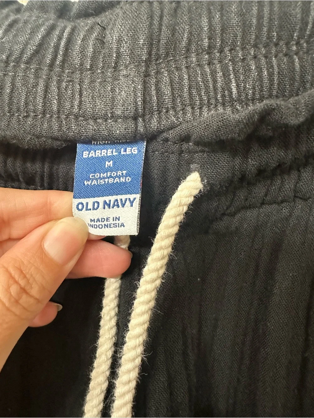 Old Navy Crinkled Gauze Barrel Pants